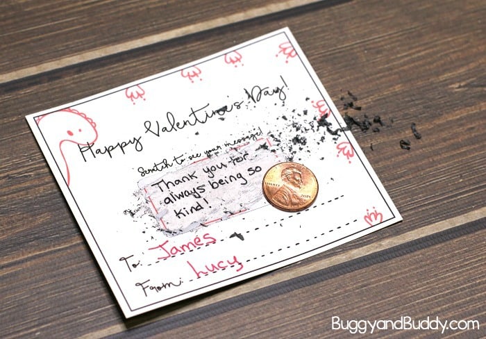 Cards Buggy and Buddy's Scratch Off Valentine’s Day