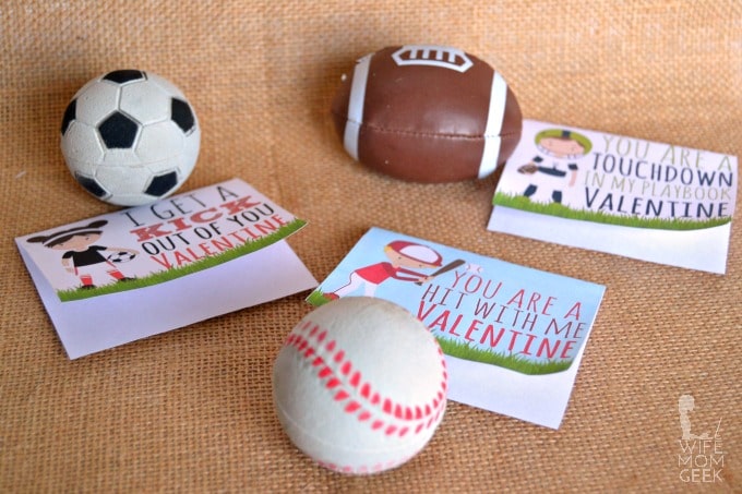 Gluesticks and Gumdrops' Sports Valentines