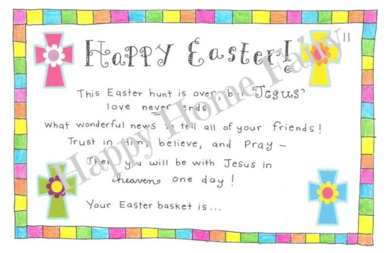 Happy Home Fairy Christ-Centered Easter Morning Scavenger Hunt