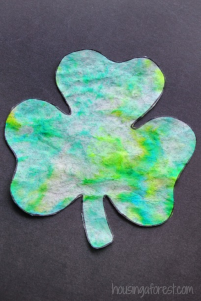 Housing a Forest's Coffee Filter Shamrock