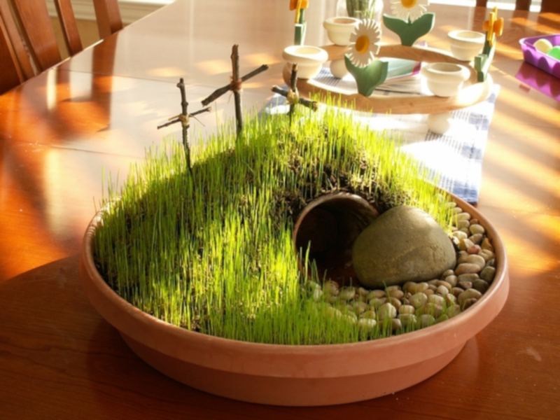 The Frugal Homemaker Easter Garden