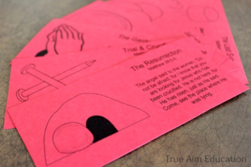 True Aim Education Easter Resurrection Story Cards
