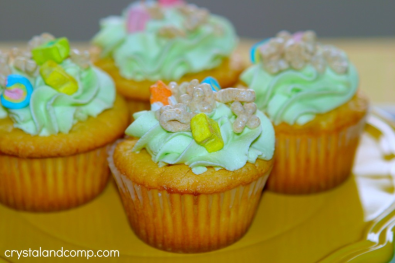 Crystal and Comp's Lucky Charm Cupcakes
