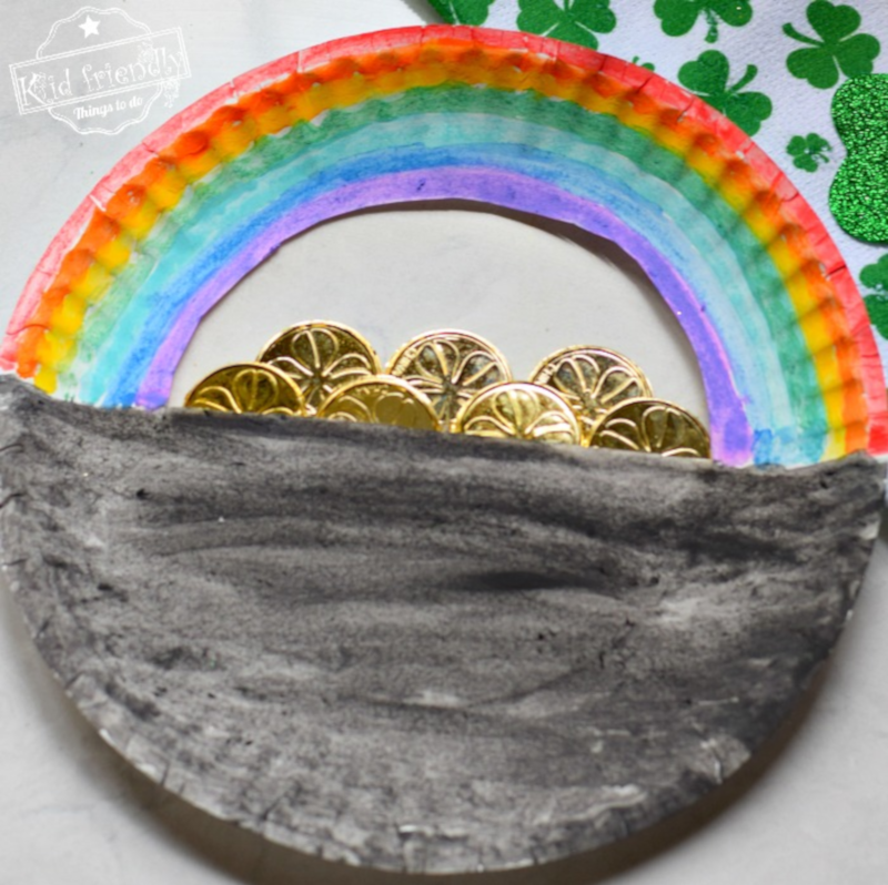 Kid Friendly Things to Do's Paper Plate Pot of Gold