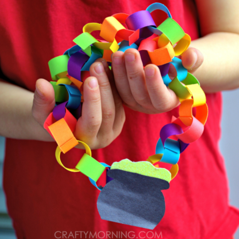 Crafty Morning's Rainbow Pot of Gold Necklace