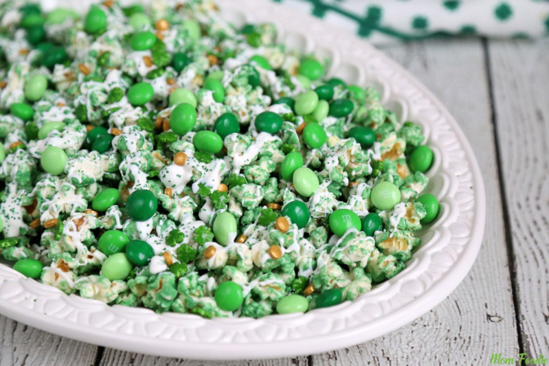 Mom Foodie's St. Patrick’s Day Popcorn