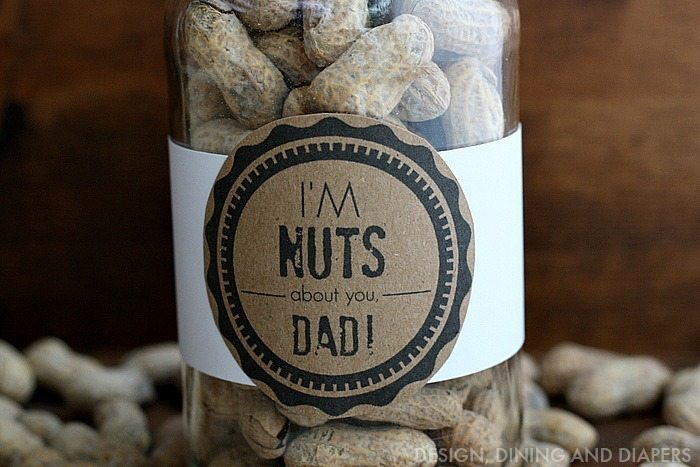 Nuts About You Printable Tag