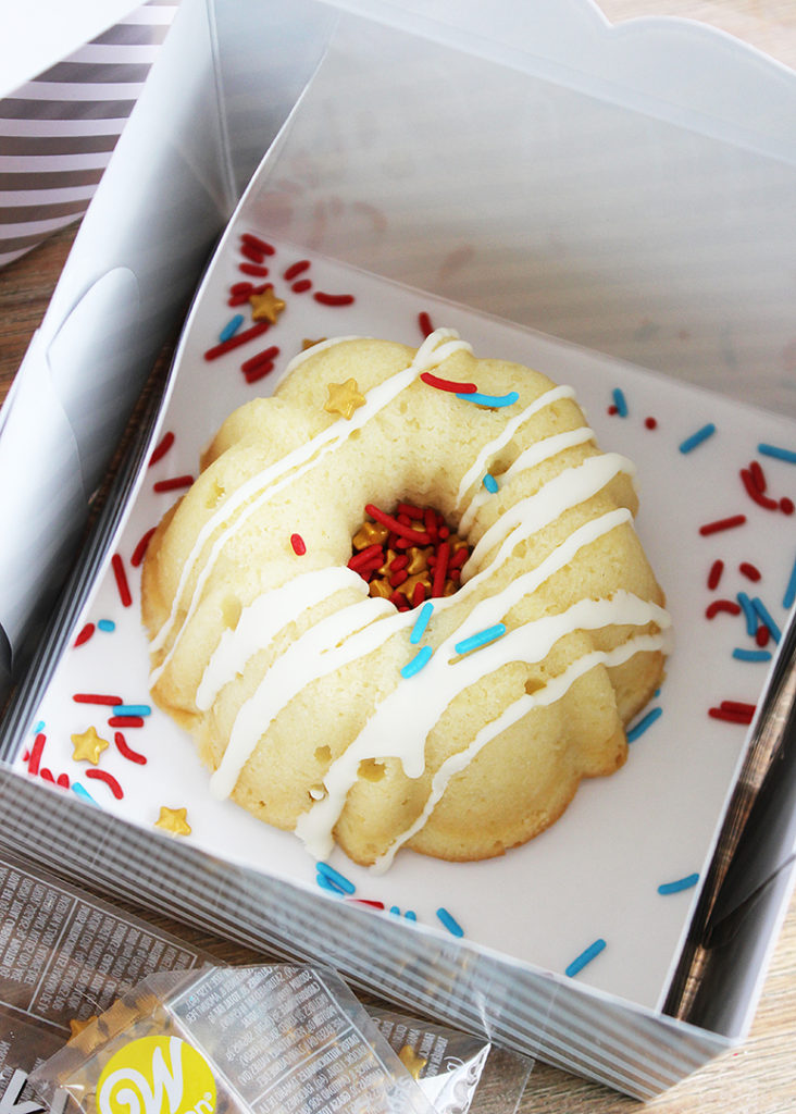 Patriotic Mini Bundt Cake