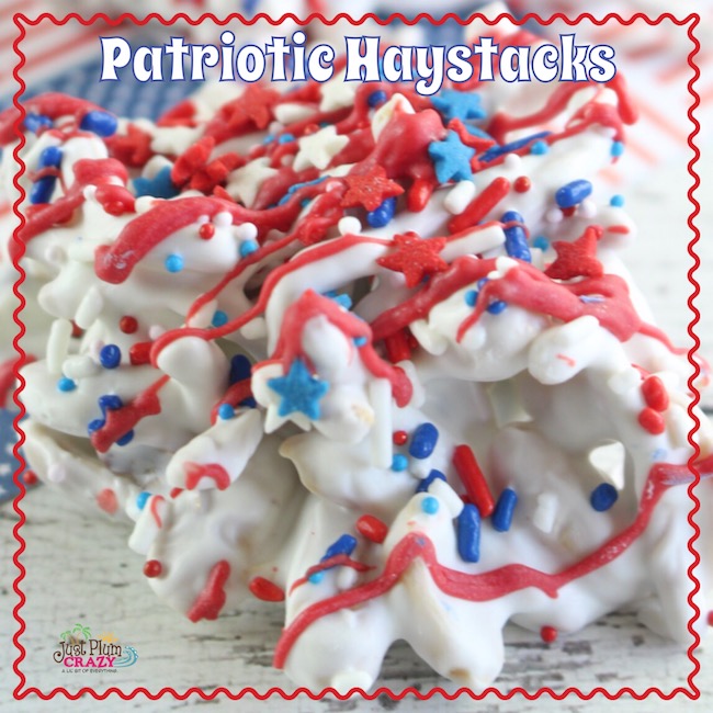 Patriotic Haystacks