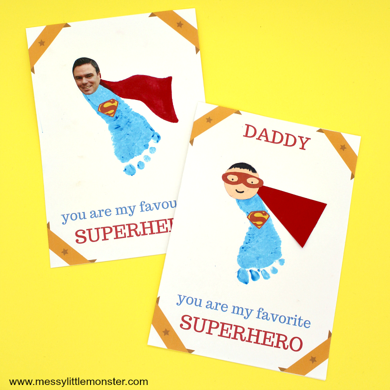 Superhero Father’s Day Card