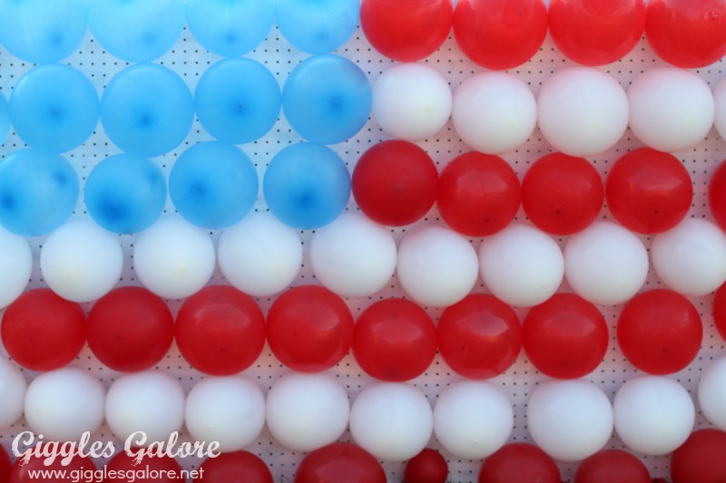Fourth of July Flag Balloon Dart Game